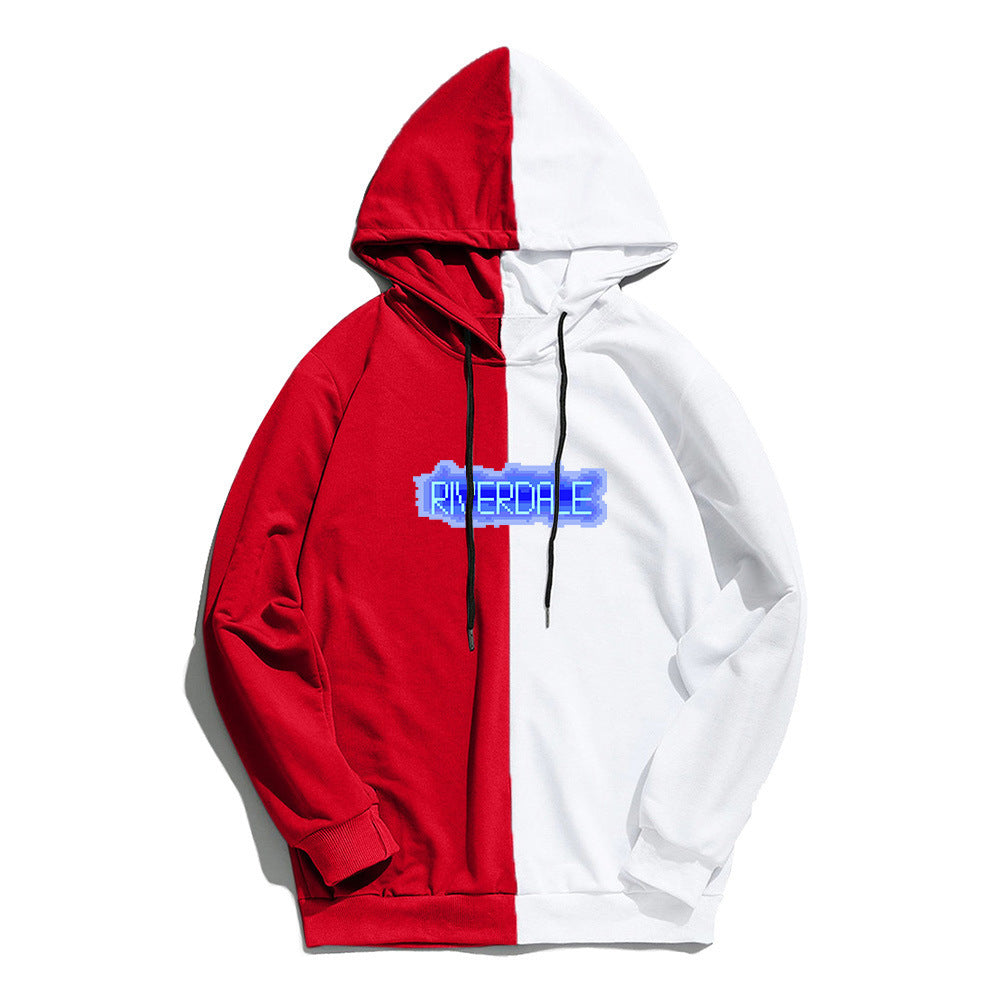 RIVERDALE SPLICE COLOR HOODIES - Mubimart -  