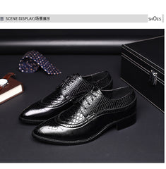 new spring men flats lace up male business oxfords men leather shoes