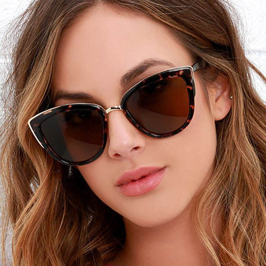 Ladies retro cat eye sunglasses - Mubimart