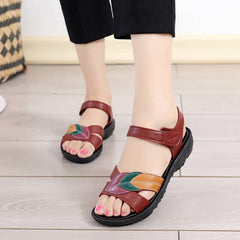 Elderly flat sandals