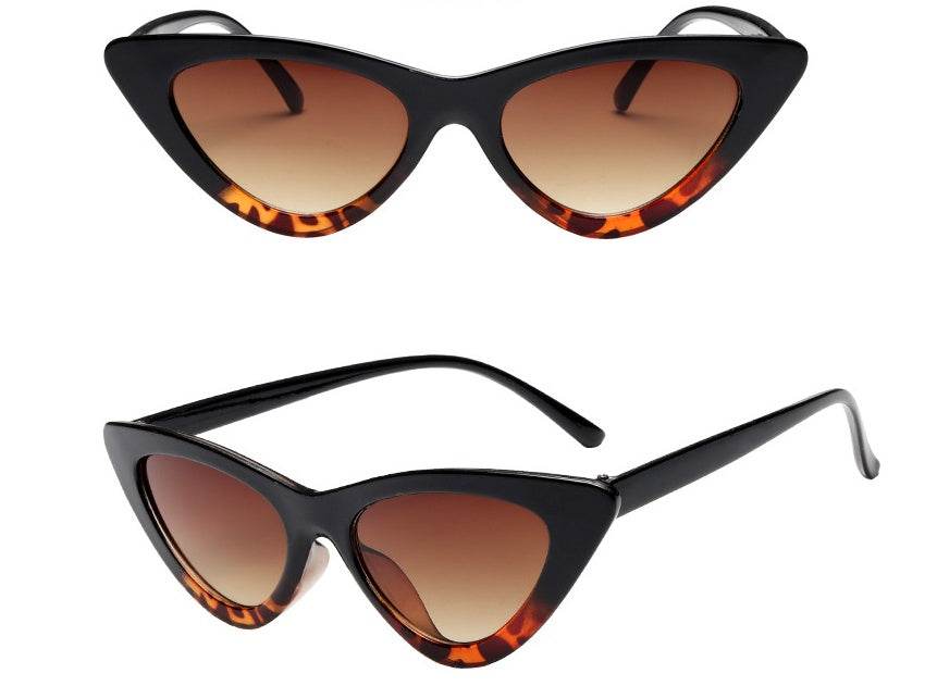 Trendy Triangle Cat Eye Sunglasses European And American Street Couple Style - Mubimart