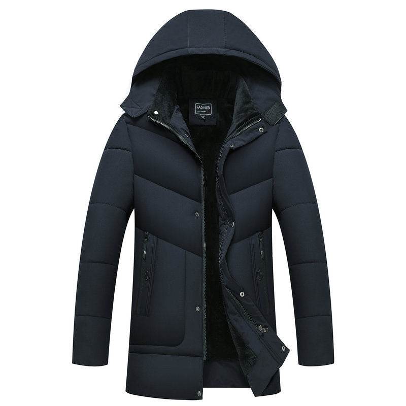 Men's plus down down padded jacket - Mubimart