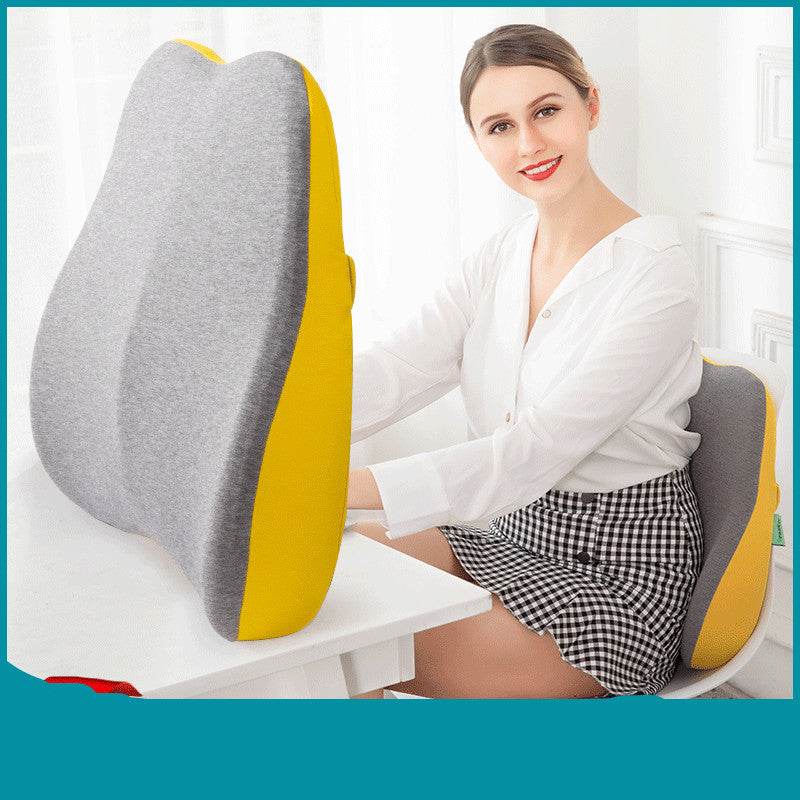 Office lumbar Support Chair Breathable Lumbar Pillow Home Pillow For Pregnant Women - Mubimart