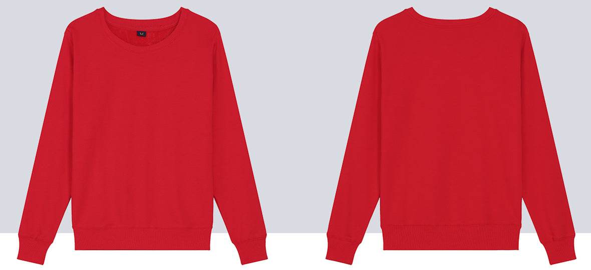 Custom Round Neck Sweatshirts Health Cotton - Mubimart
