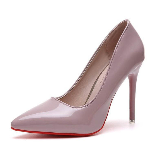 Pointed pumps high heels work shoes - Mubimart