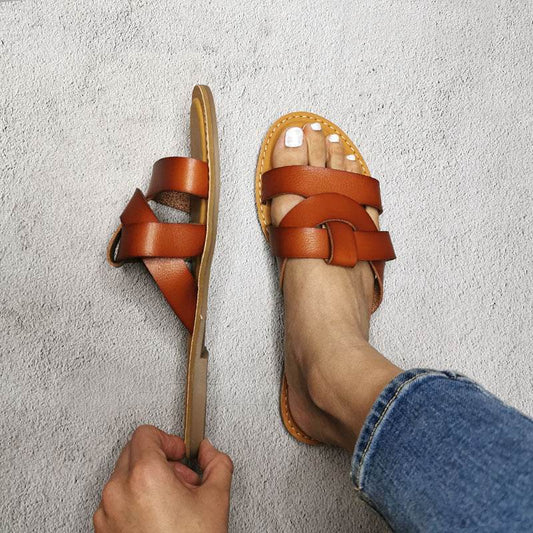 Casual flat sandals - Mubimart