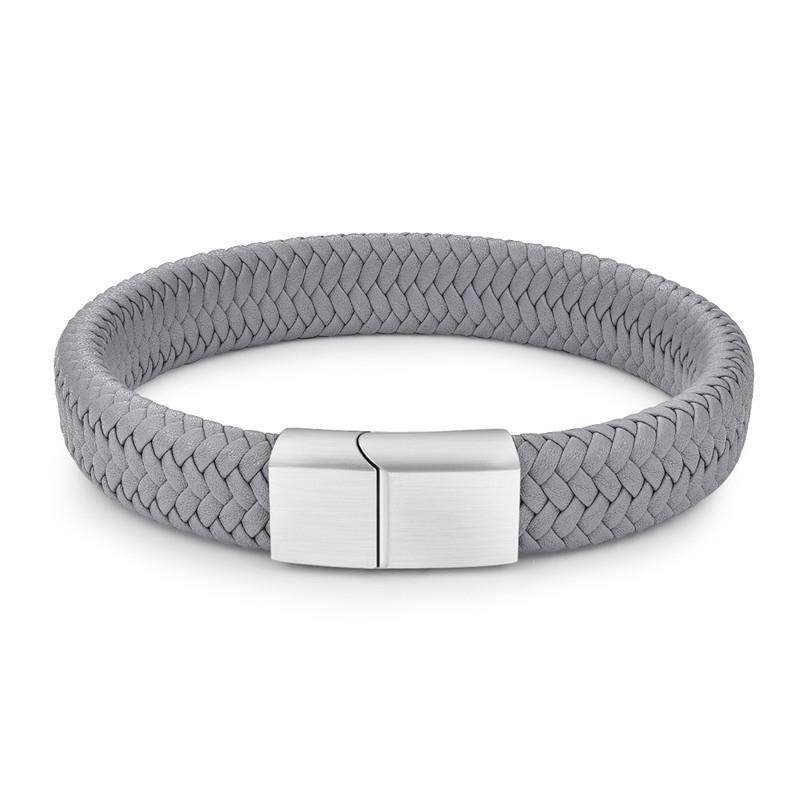 Classic Men Leather Bracelets - Mubimart