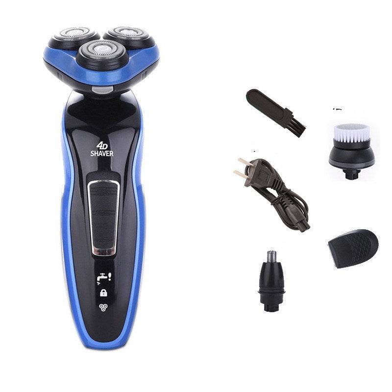 4 In 1 Electric Shaver Triple Blade Razor Men Clipper Rechargeable Trimmer - Mubimart