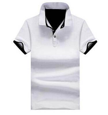 Mens Stand Collar Polo Shirt - Mubimart