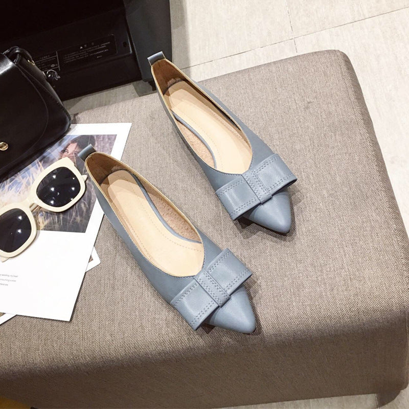 Spring new pointed pointed pumps