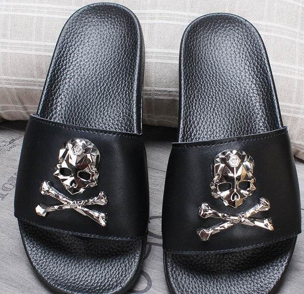 Leather slipper - Mubimart