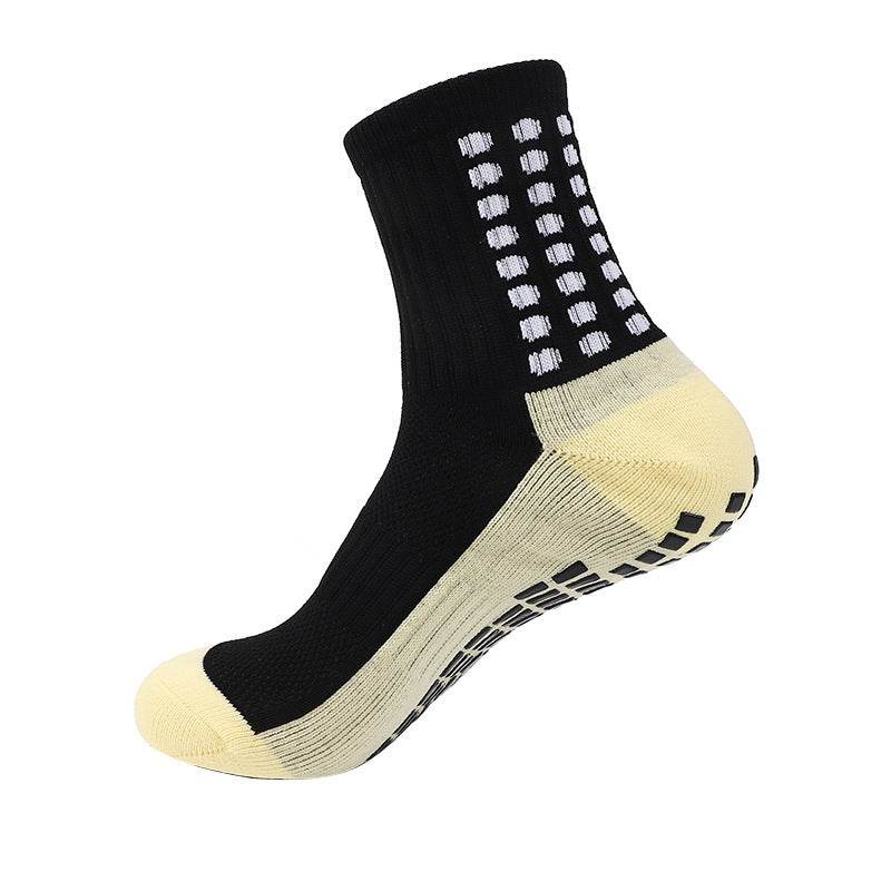 Professional Training Competition Thick Towel Bottom Middle Tube Glue Dispensing Non-slip Athletic Socks - Mubimart