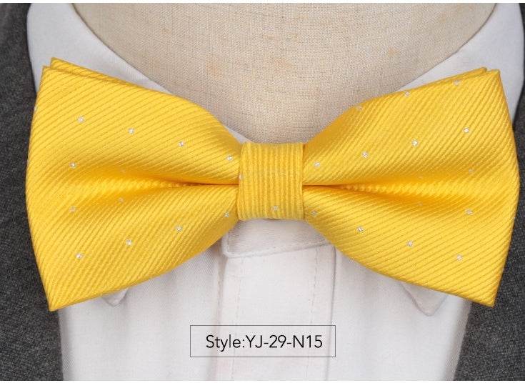 Men's Bow Ties Groom's Groomsmen Highlights - Mubimart