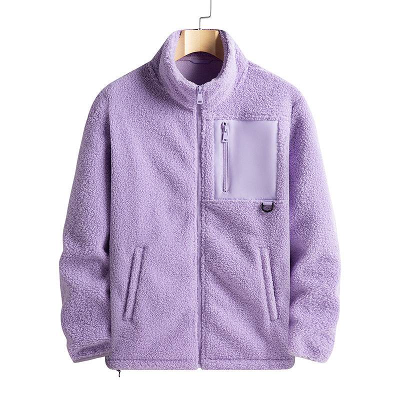 Couple Fleece Warm Breathable Polar Fleece Jacket - Mubimart