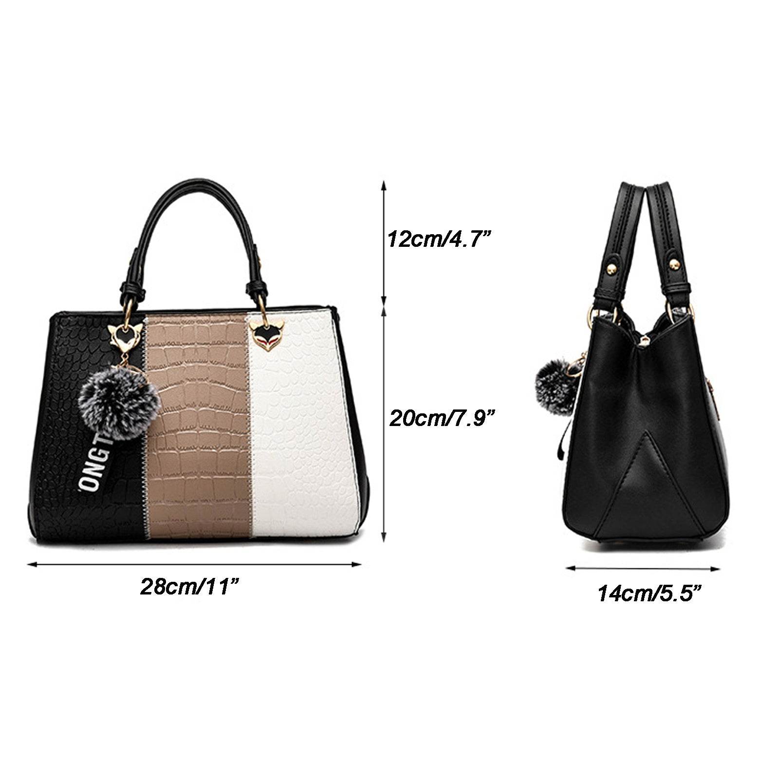 Wave Women Handbags Messenger Bag Ladies Elegant Shoulder Women Tote Bag For Women Lady - Mubimart