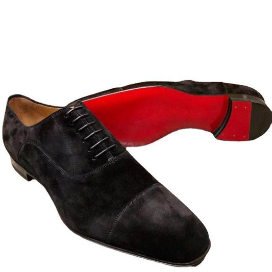 Oxford Shoes Men's Shoes Suede Classic Business Dress - Mubimart
