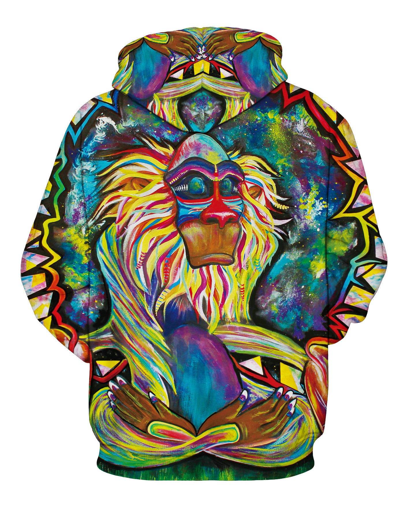 Fashion Men&Women Hoodie Monkey 3d Print Sweatshirts Hip Hop Streetwear Coats Couples Tracksuits Pocket Plus Size Brand Hoodie - Mubimart