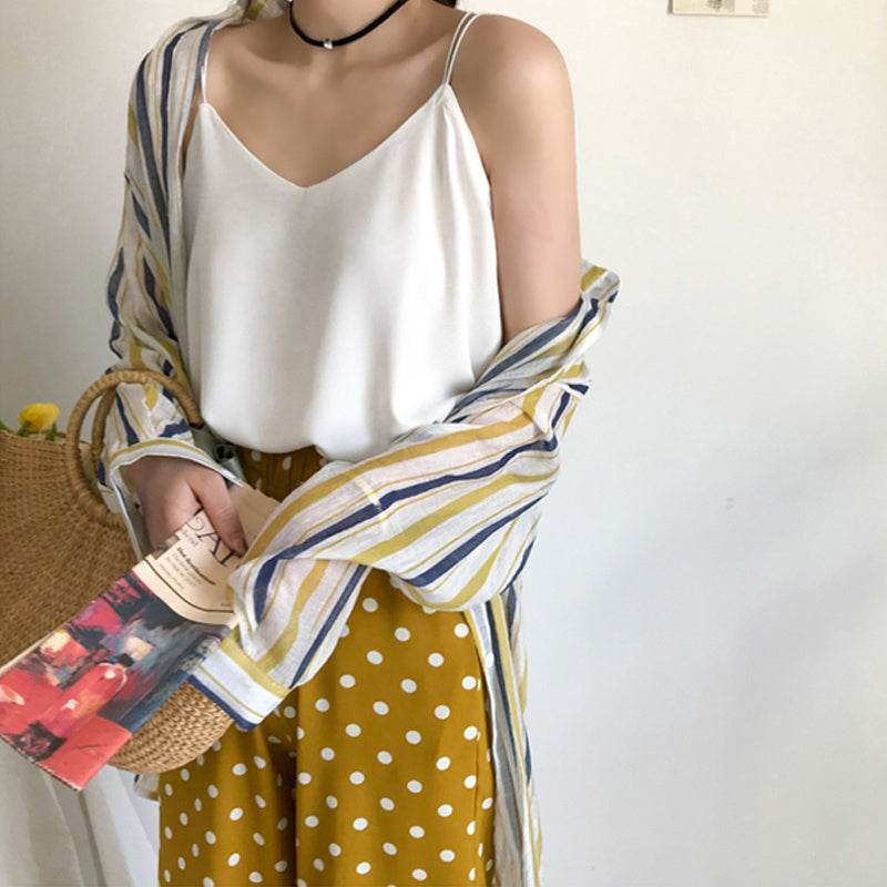 Loose chiffon camisole - Mubimart