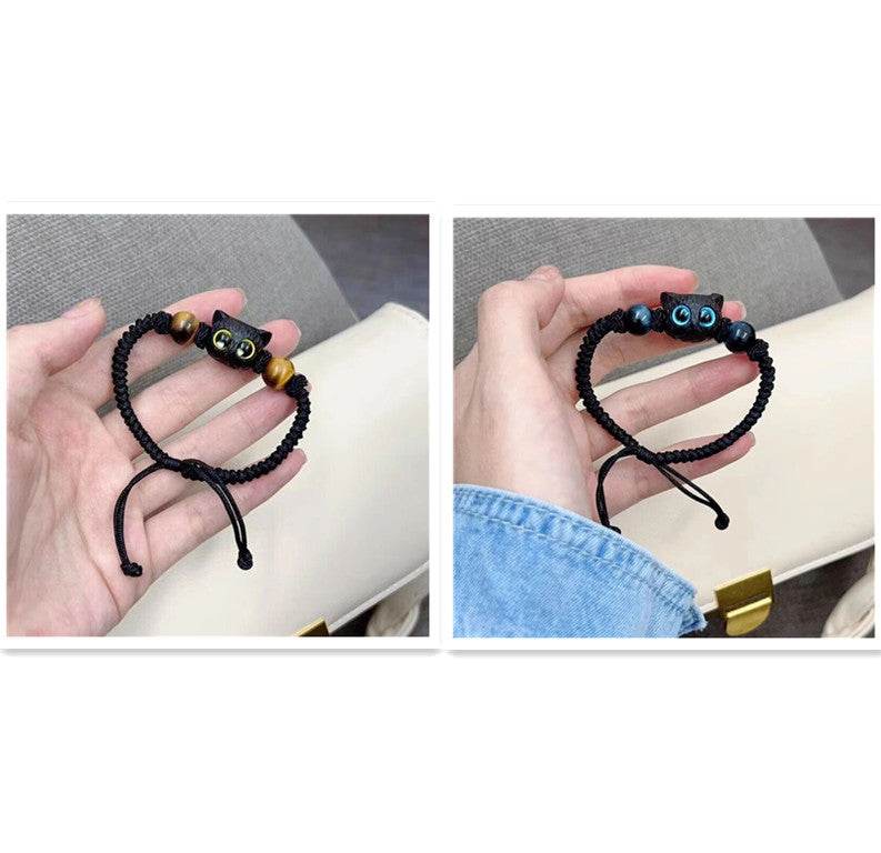Special-interest Design Cat Beaded Bracelet For Women - Mubimart