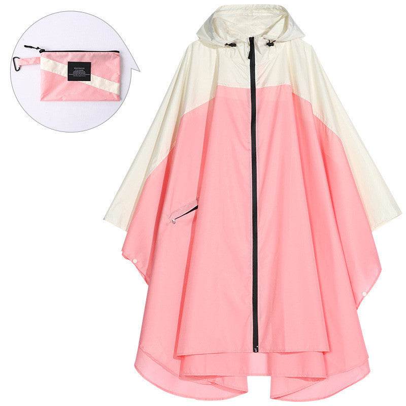 Cape stitched raincoat - Mubimart