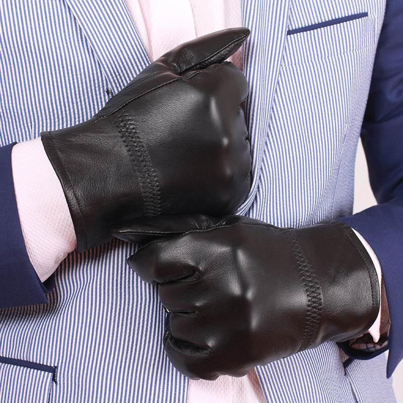 Lovers leather gloves - Mubimart