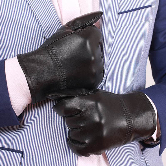 Lovers leather gloves - Mubimart