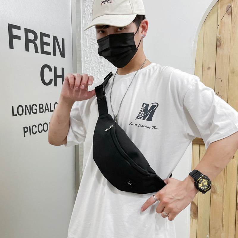 Small Satchel Men And Women Japanese Ins Trend Personality Street - Mubimart