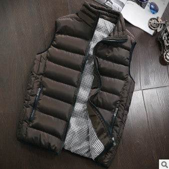 Men's vest fashion slim cotton vest men new men's cotton vest - Mubimart