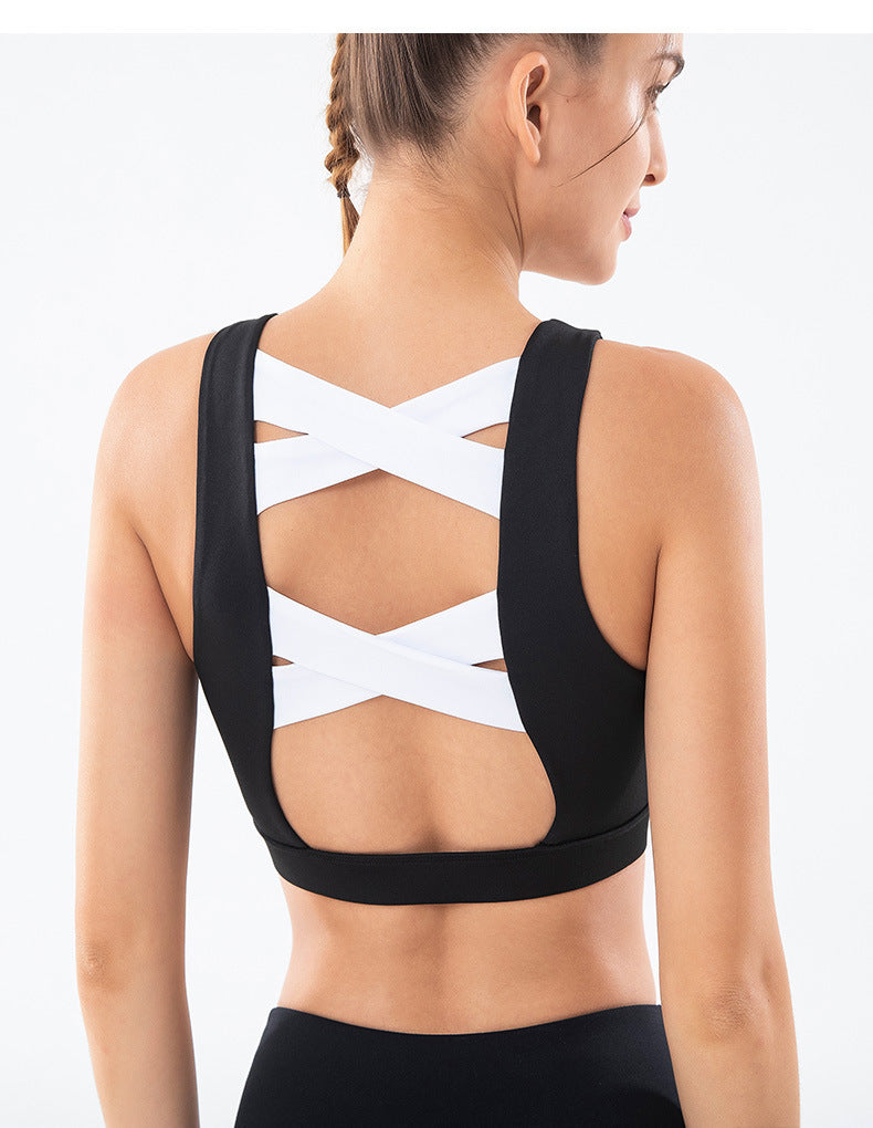 Sports bra yoga suit - Mubimart - Sports bra 