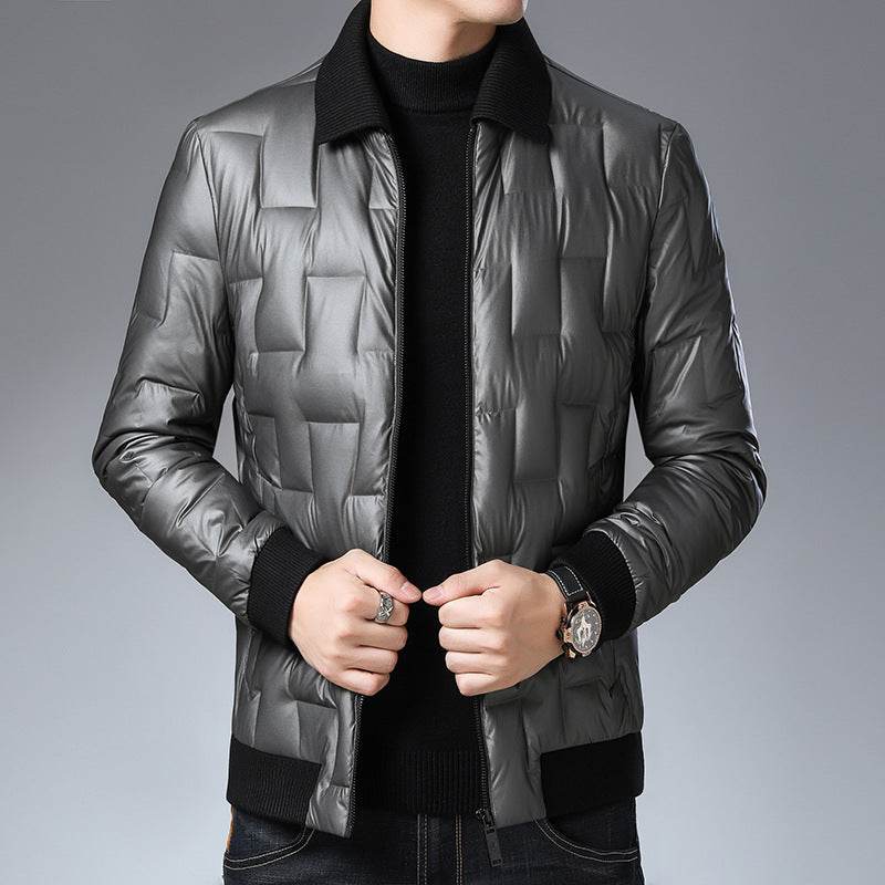 Men's casual down jacket - Mubimart
