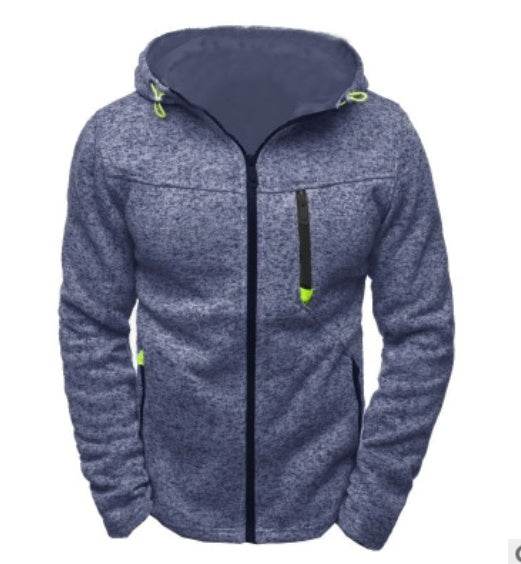 Men's Hoodie Grey Casual Branded Sweater Sweatshirts - Mubimart