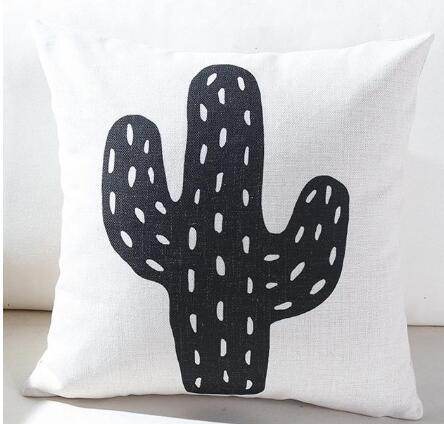 Pillowcase animal cactus geometric pillowcase Nordic - Mubimart