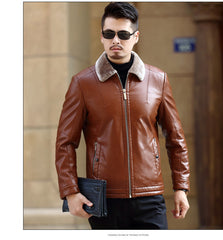 Leather jacket PU coat