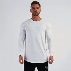 Muscle Workout Sports Long-sleeved T-shirt Tights Basketball Running Training Bottoming Shirt