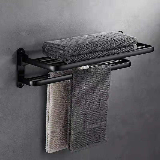 Towel rack towel rack shelf foldable wall hanging