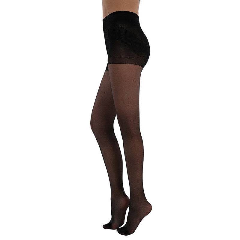 High waist tights slim stockings - Mubimart -  