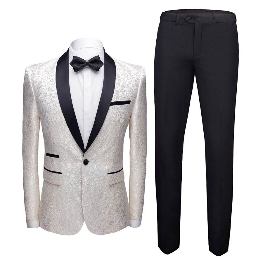 Men''s suit suits men wedding Dress Suit Set - Mubimart