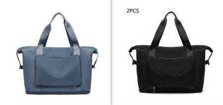 Foldable Large Capacity Women Gym Bags Shoulder Bag Women Training Travel Handle Handbag Yoga Sport Crossbody Tote Bag Women - Mubimart