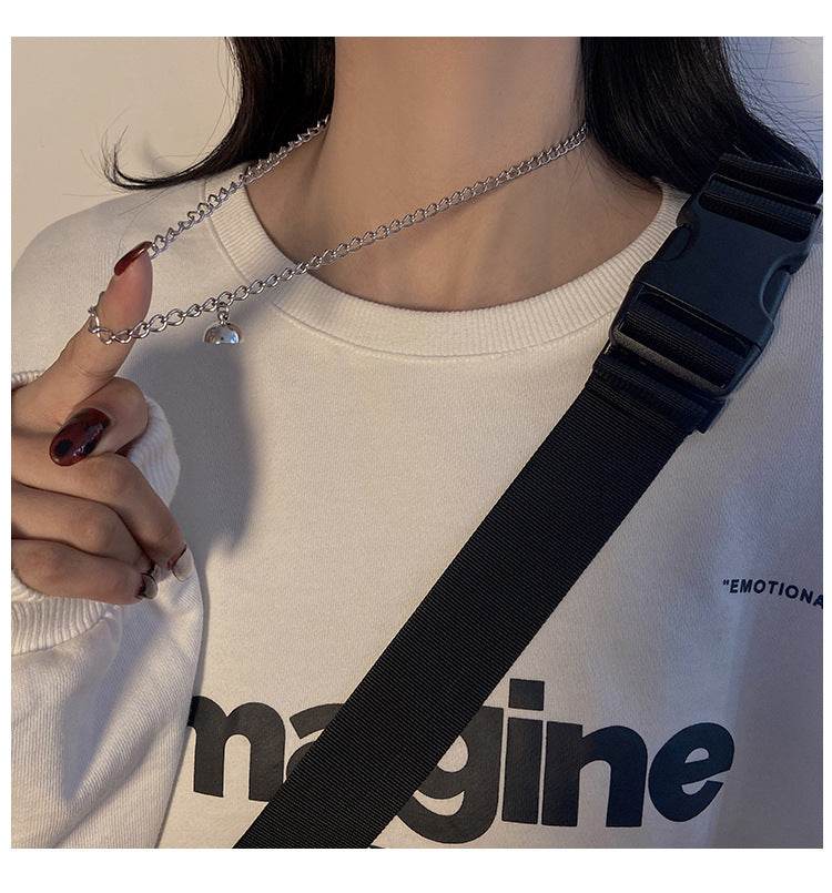 Men and Women Necklace Couple Magnetic Necklace - Mubimart