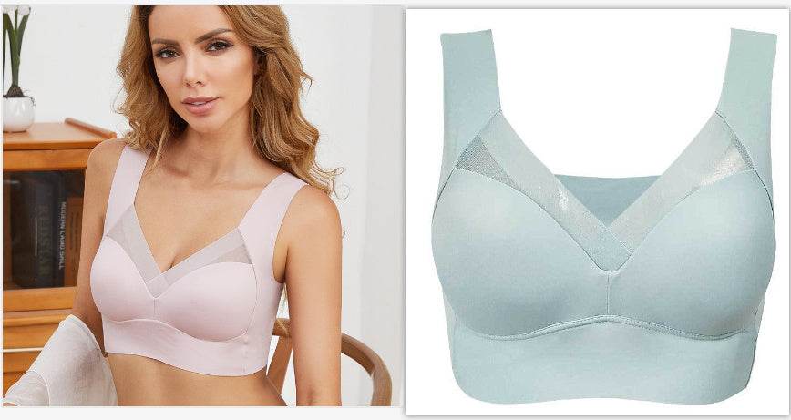 Plus Size Thin Bra Accessory Breast Push Up Bra - Mubimart