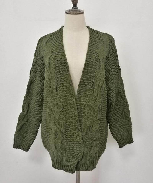 Loose plus size sweater - Mubimart