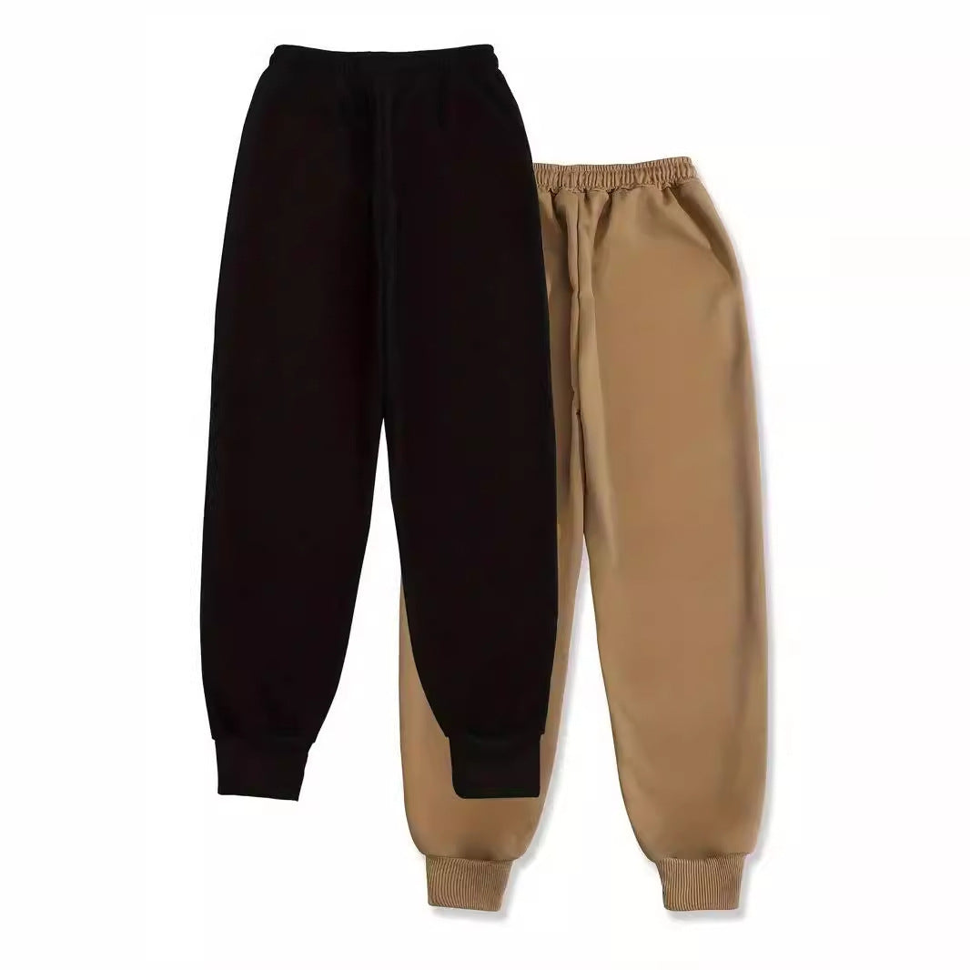 Popular Women's Casual Jogger Pants Straight-leg Pants Slant Pants