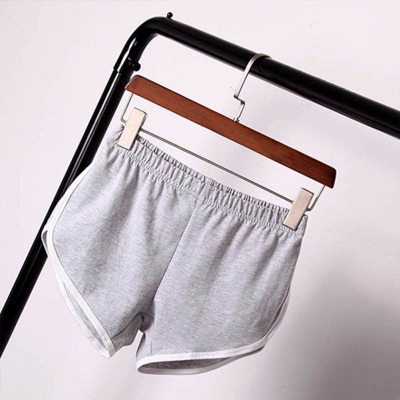 New Summer Shorts Women Casual Shorts Workout Waistband Skinny Short - Mubimart