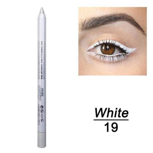 1 Pc Long-lasting Eyeliner Pencil Waterproof 14 Colors - Mubimart