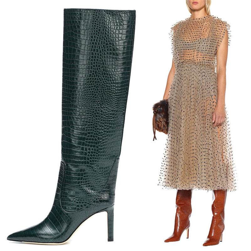Tall sexy big size fashion boots - Mubimart