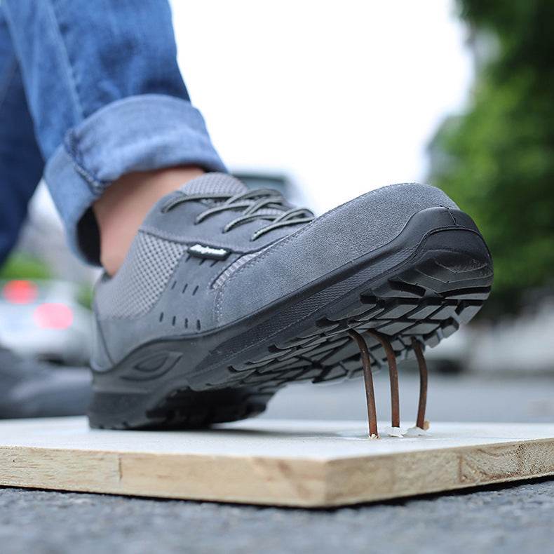 Non-steel Toe Anti-stab Anti-static Safety Shoes - Mubimart