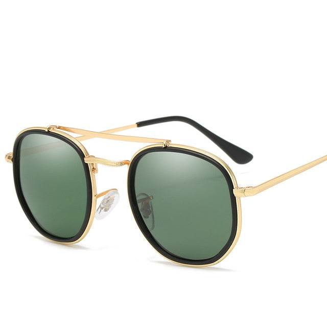 Metal polarized sunglasses - Mubimart