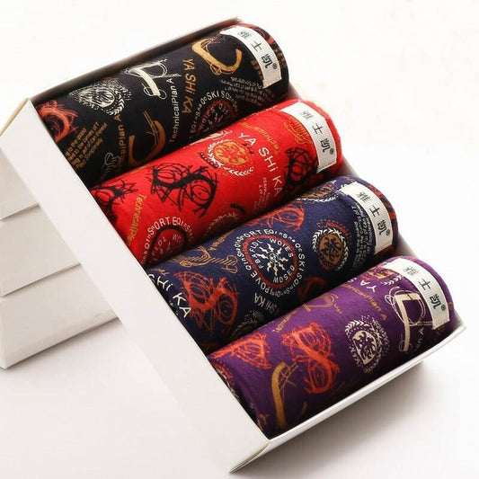 Men's boxer briefs 4pcs - Mubimart