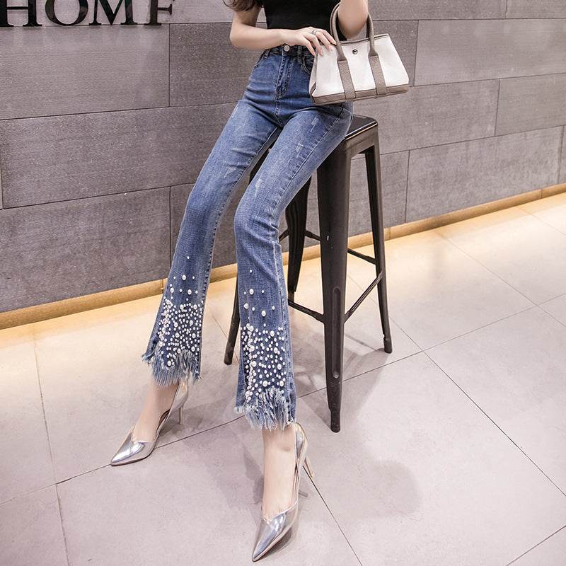 Pearl flared jeans - Mubimart
