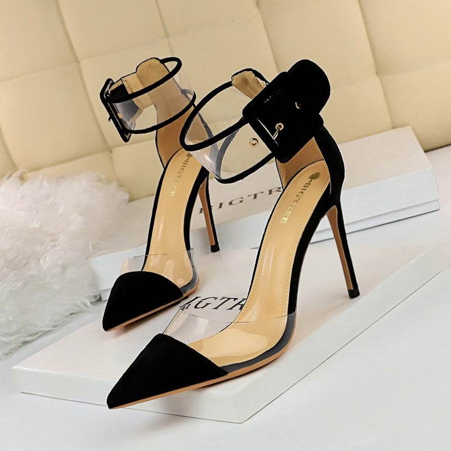 Transparent high heels - Mubimart